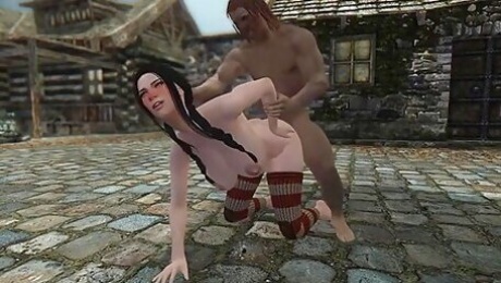 Really Nice Skyrim Xxx Video With Big Breasted Chick