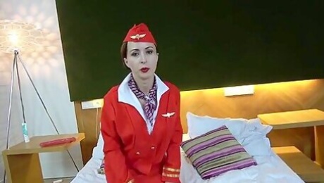 Kinky And Perverted Flight Attendant