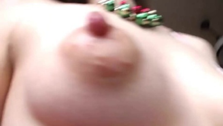 Huge puffy nipples cumming