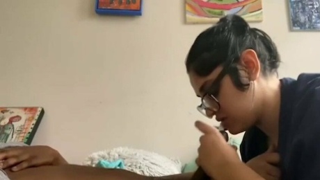 Panjabi Desi Girl Gets Throat Fucked By BBC