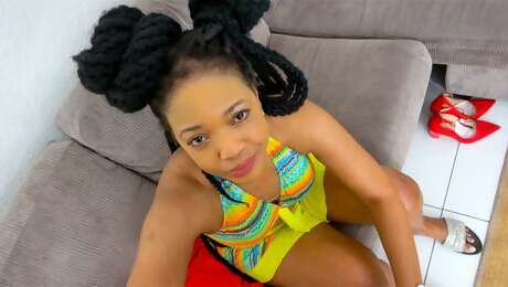 Curvy Black Ethnic Gal In Mouth Watering Fake Casting - AfricanCasting