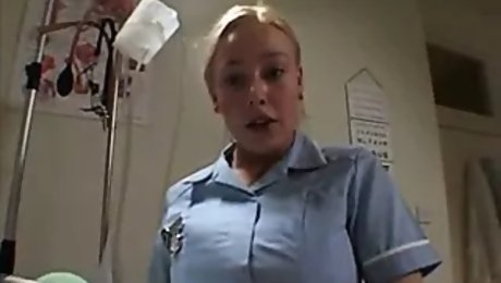 Two British Nurses Soap Up And Screw A Lucky Guy