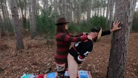 Freddy vs Jason, I caught Jason and Pegged his Ass!