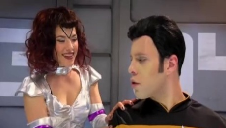 Great Star Trek parody with deep anal and double penetration
