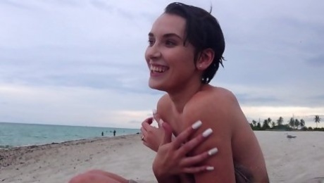 Sweet Teen Natalie Porkman Naked At The Beach