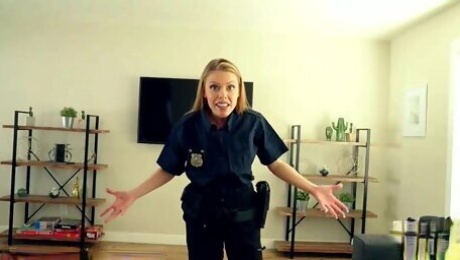 Salacious police woman Amber Lynn spicy sex story