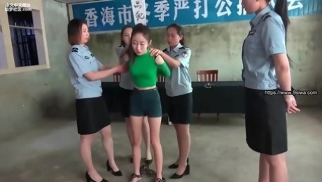 Girl Handcuffed