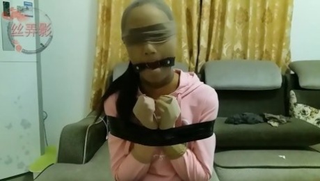 Chinese Beauty Gagged And Breathplay